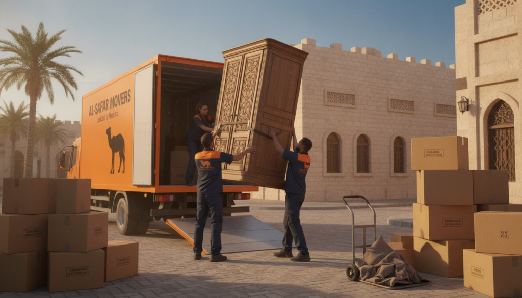 نقل عفش جدة إلى المدينة المنورة
