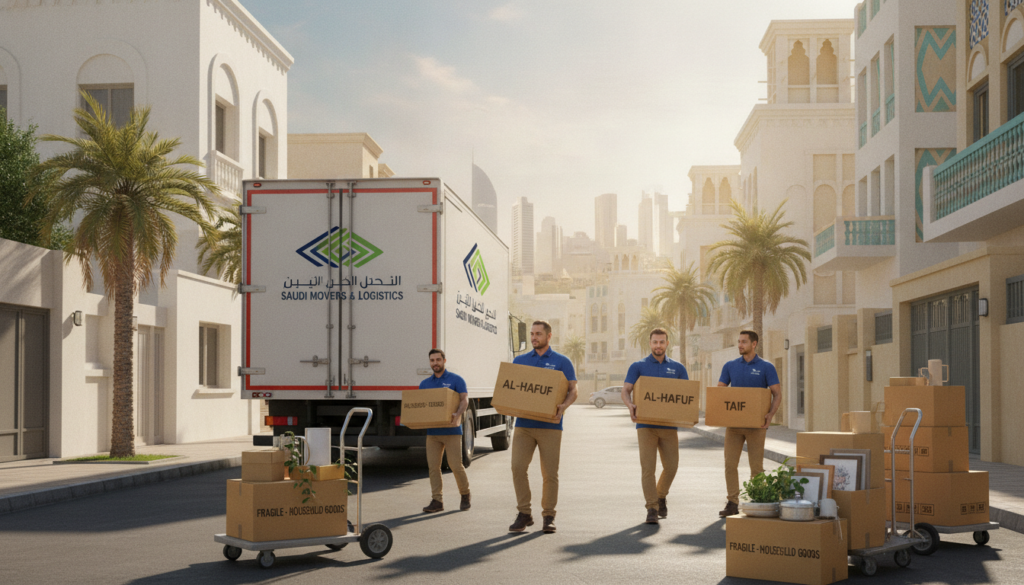 نقل عفش جدة إلى حفر الباطن والطائف بأمان