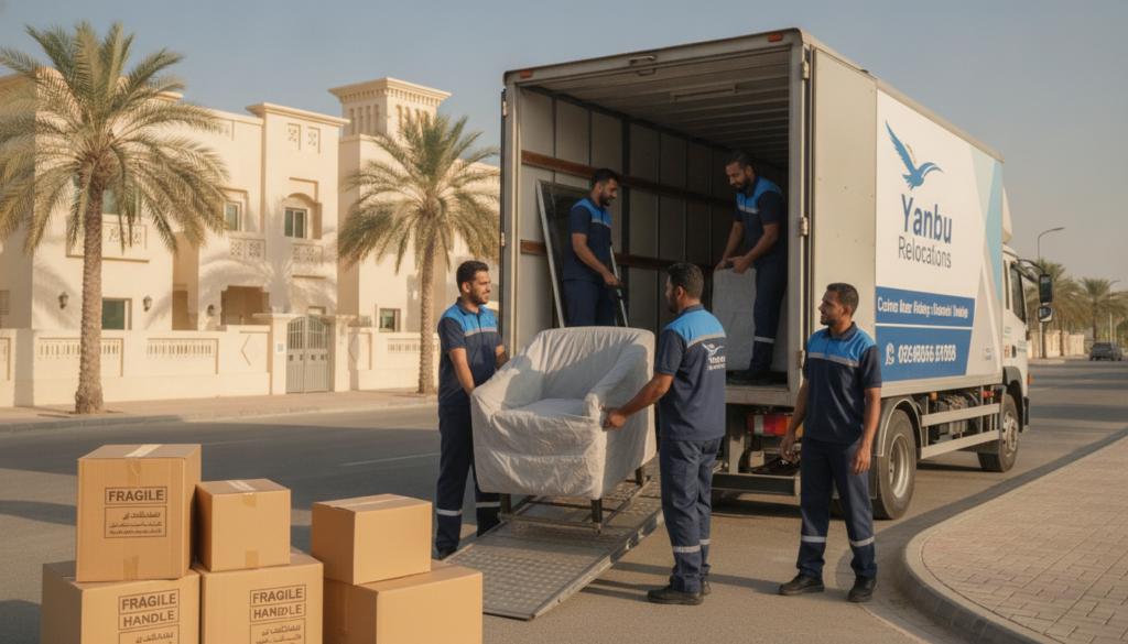 نقل عفش ينبع | مؤسسة المتنقل السريع 📞 0561385806